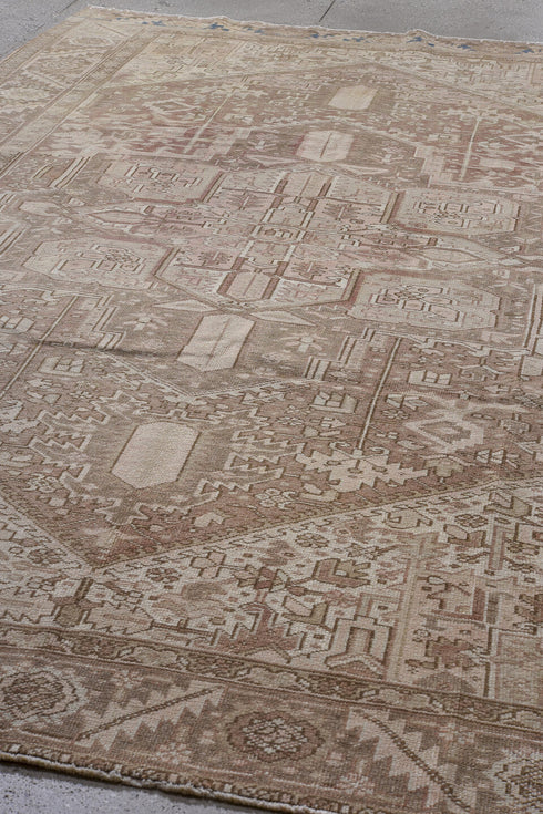 Antique Heriz Area Rug (8' x 11')